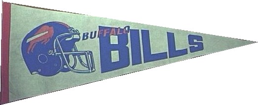 Lot Detail - 1980s Buffalo Bills Full Size Pennant