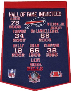 Pro Football Hall of Fame Pennants